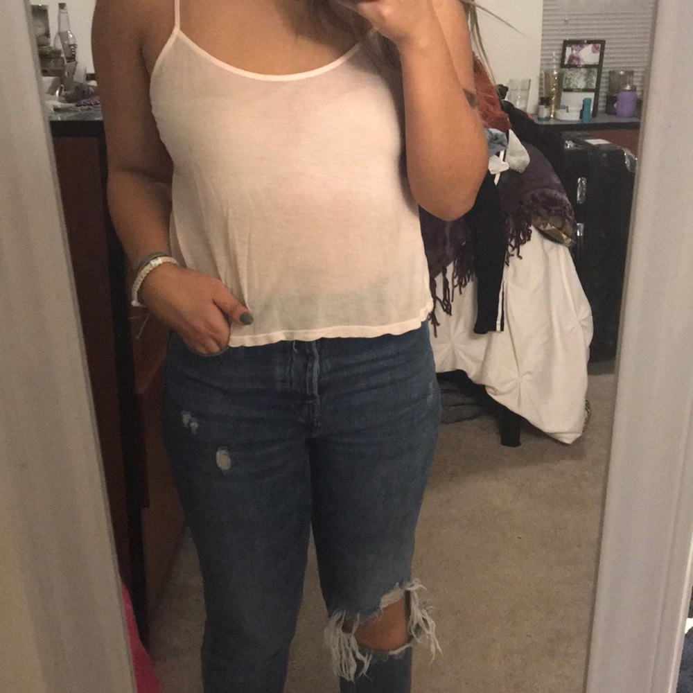 Basic light pink tank